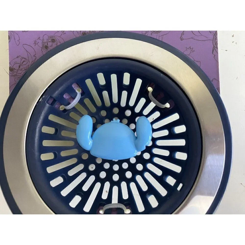 Disney Lilo And Stitch KITCHEN‎ SINK STRAINER Standard Size Drain Blue  NEW