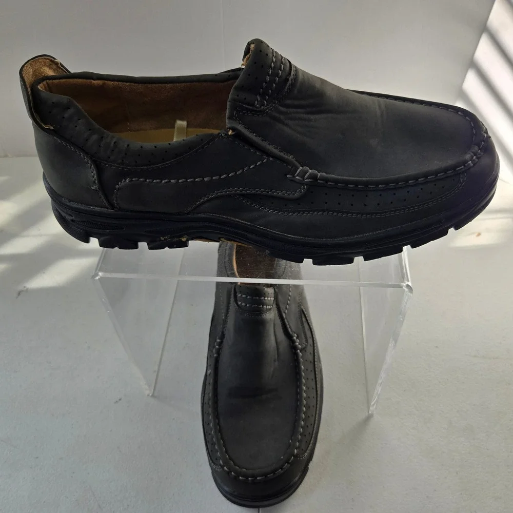 XRAY Ultimate Comfort Mens Black Slip On Loafers Shoes XRW1082 Size 13 EUR 46