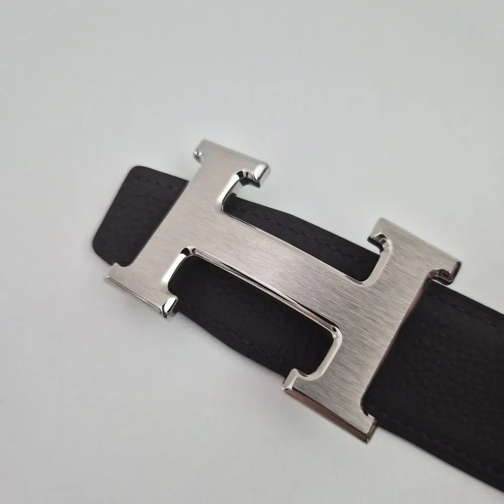 Hermes Men's H Reversible leather Belt 32 mm Size 95