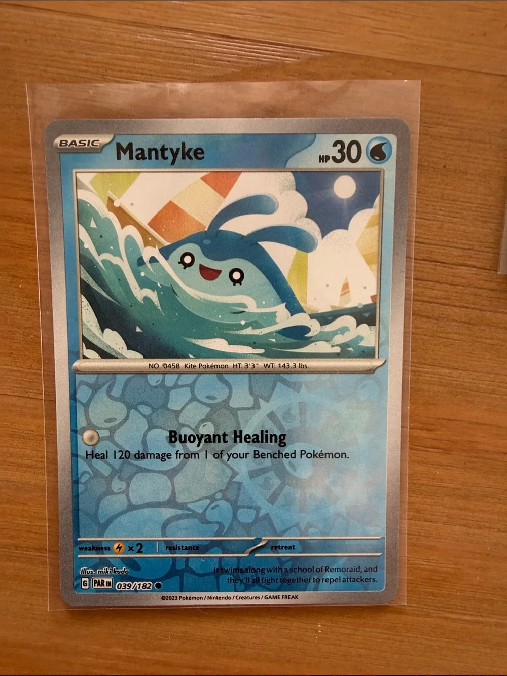 Pokemon containers send cards