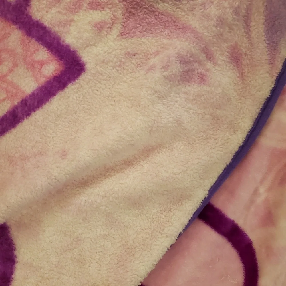 Hello Kitty Purple Pink Throw Blanket Soft Fleece Sanrio Kids Girls‎ 2015