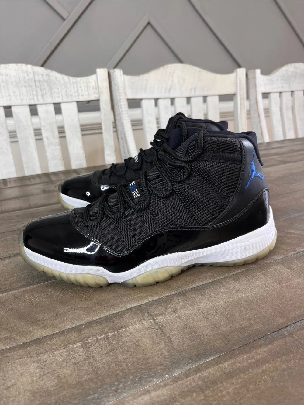 Nike Air Jordan 11 Retro Space Jam 2009 Black Varsity Royal Size 11