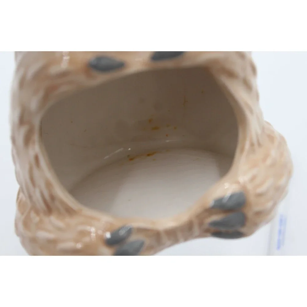 BW Live Slow Sloth Salt & Pepper Shakers Mug Sponge Holder Lot of 4 pcs Cute Set