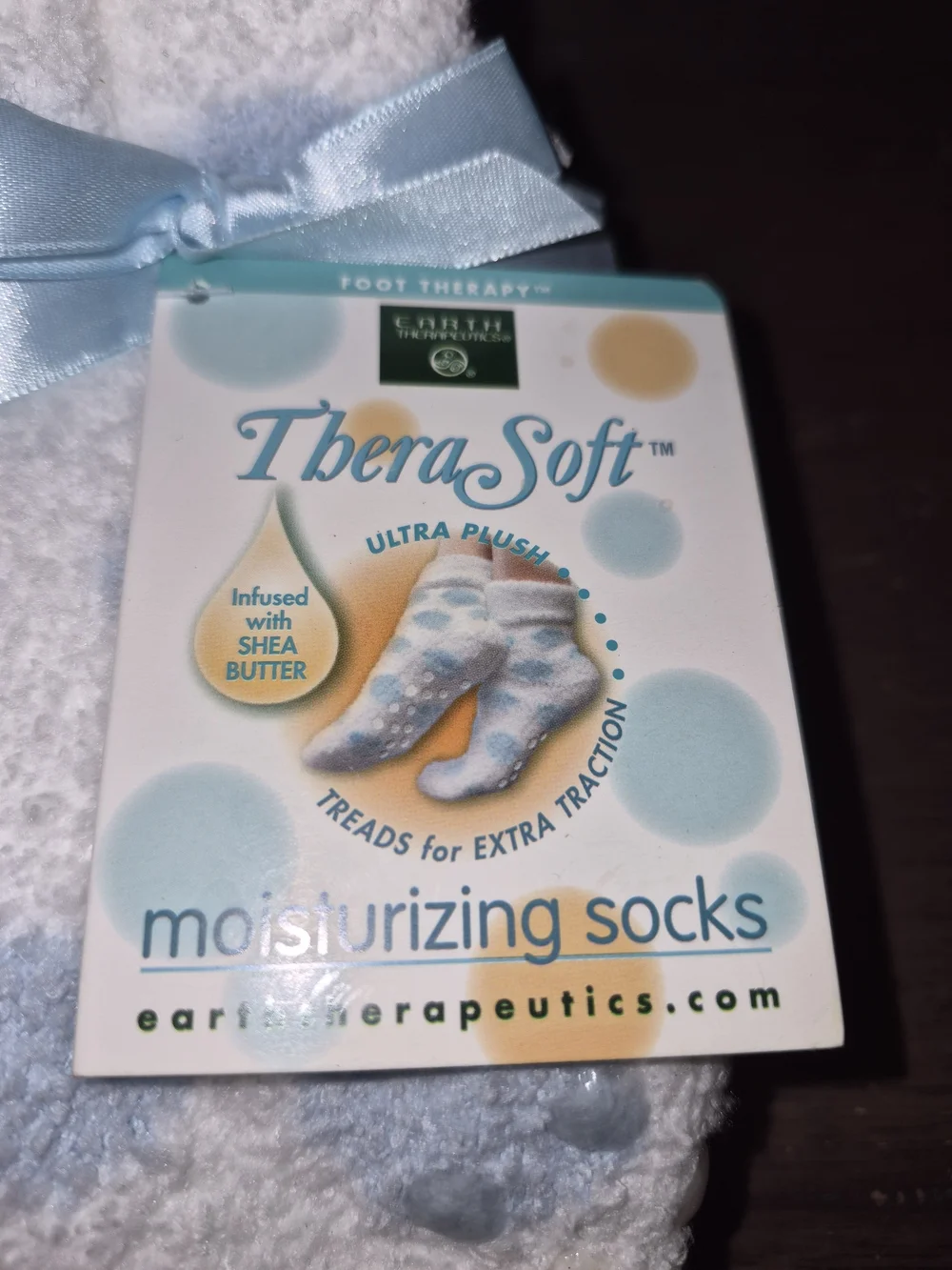 Earth Therapeutics Thera Soft Moisturizing Socks-2 Pack