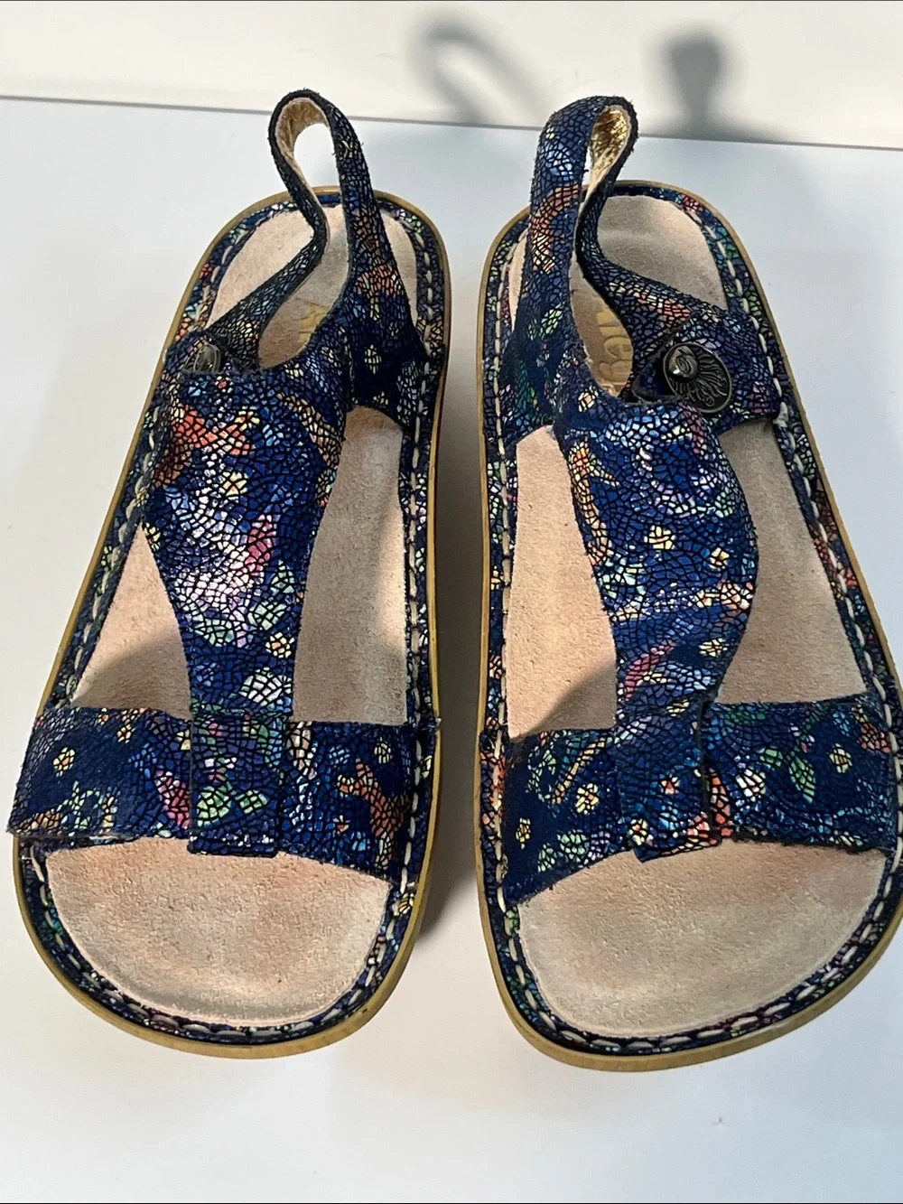Alegria slingback yellow comfort