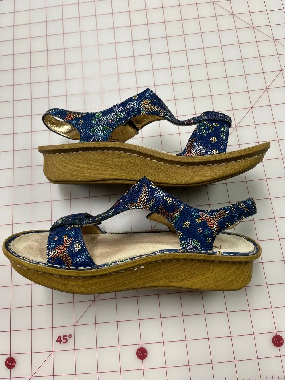 Alegria accents outsole
