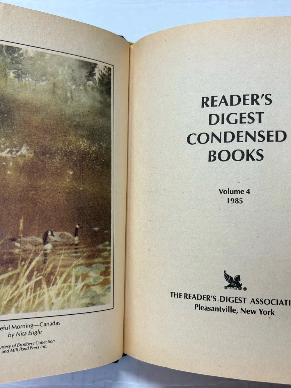 Readers Digest Condensed Books Volume 4 1985 First Edition Hardcover