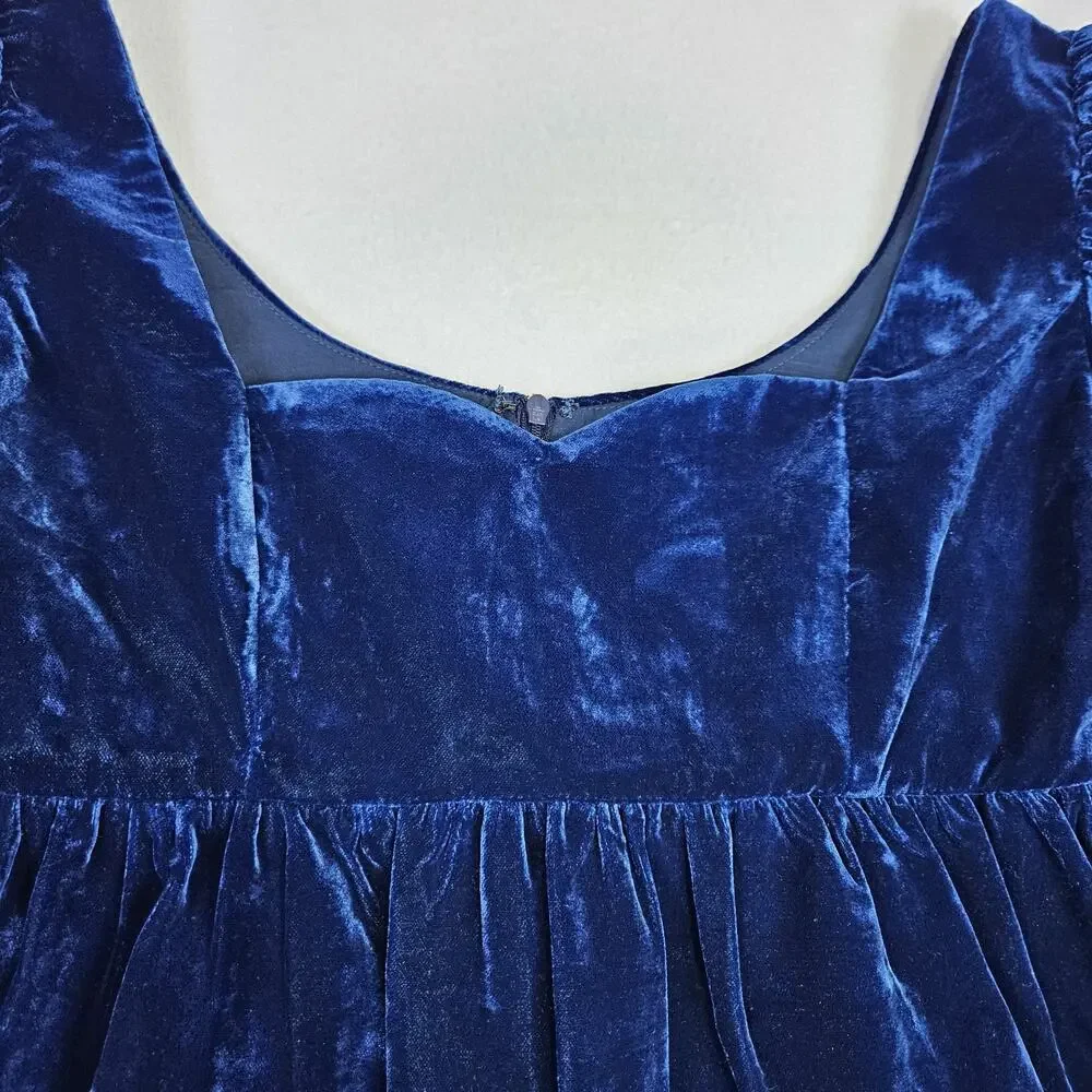 Tuckernuck Hyacinth House Sue Blouse S Velvet Regency Sweetheart Puff Sleeve