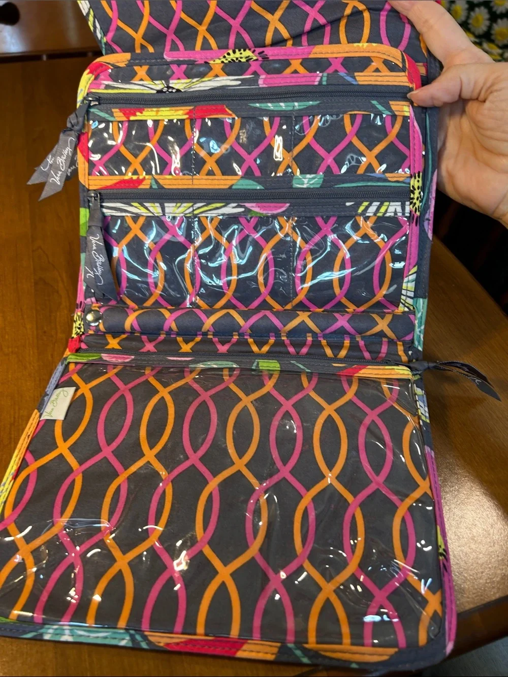 Vera Bradley Floral Quilted Foldover Travel bag - Multi-Color