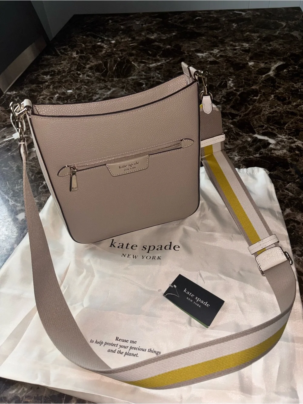 kate spade pebbled leather