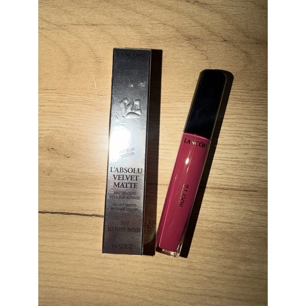 Lancome‎ L'Absolu Velvet Matte Lip Gloss 397 Berry NOIR 0.27 oz New