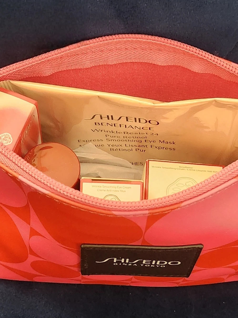Shiseido pouch comes