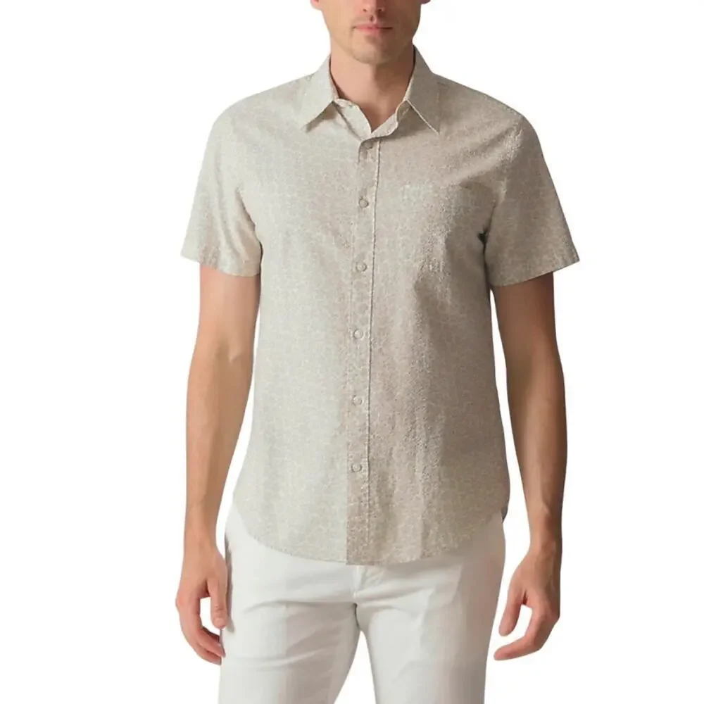 J.Crew Classic Fit Floral Cotton Button Down Shirt Men’s XL NWT Short Sleeve