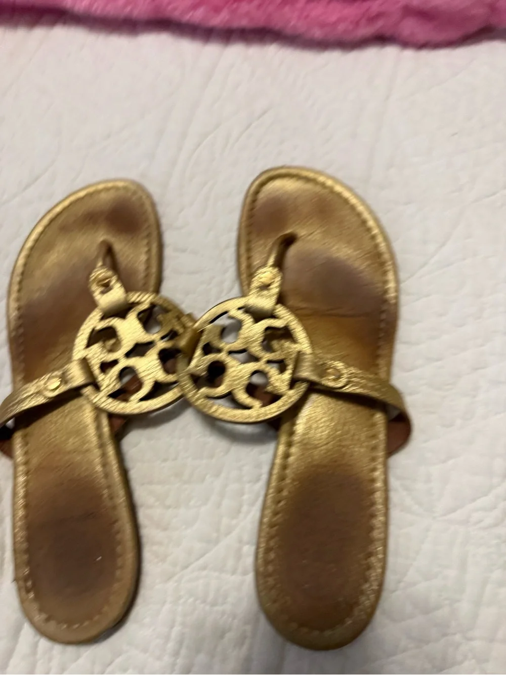 Tory Burch slip logo sandals