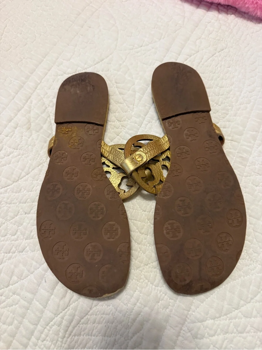 Tory Burch medallion logo upper