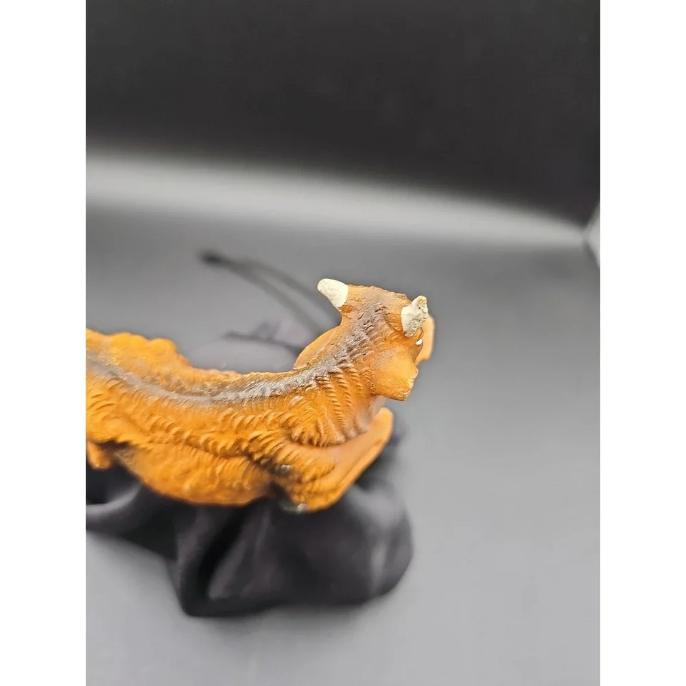 Vintage Fontanini Nativity Seated Ox Cow Figurine Depose Italy Mold 15. AA