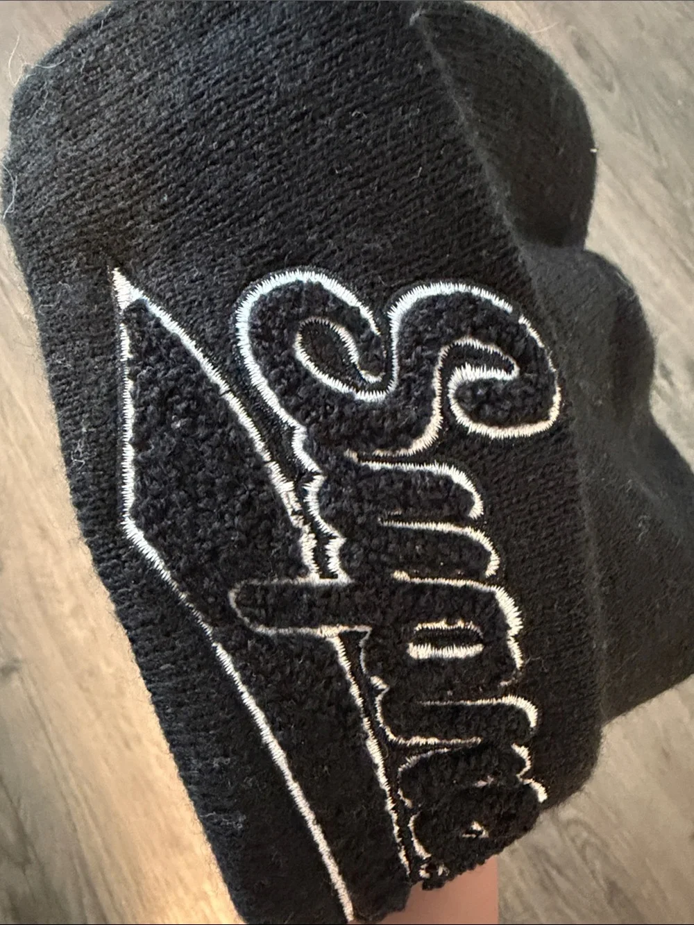 Supreme black knit