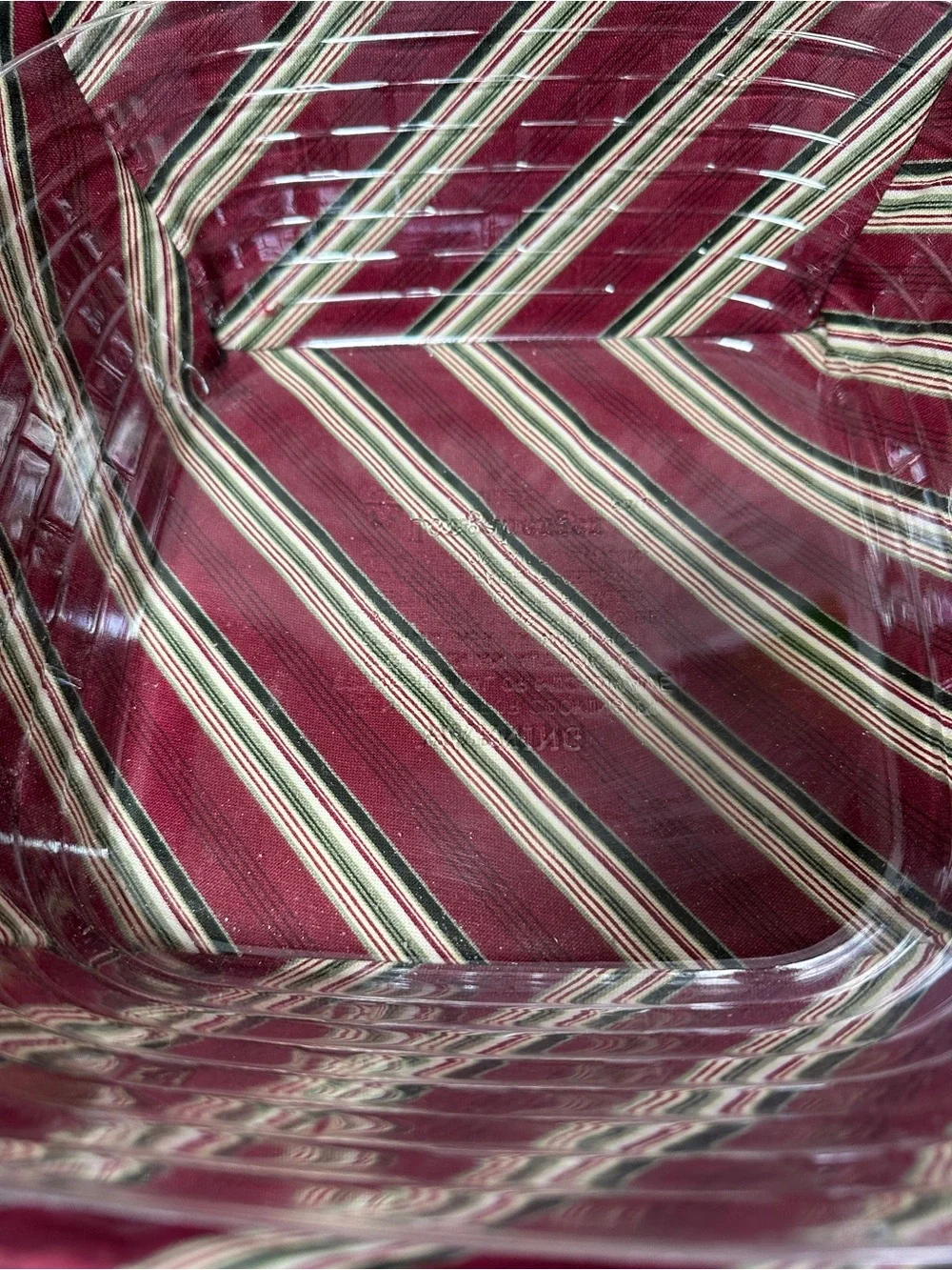 Longaberger includes fabric