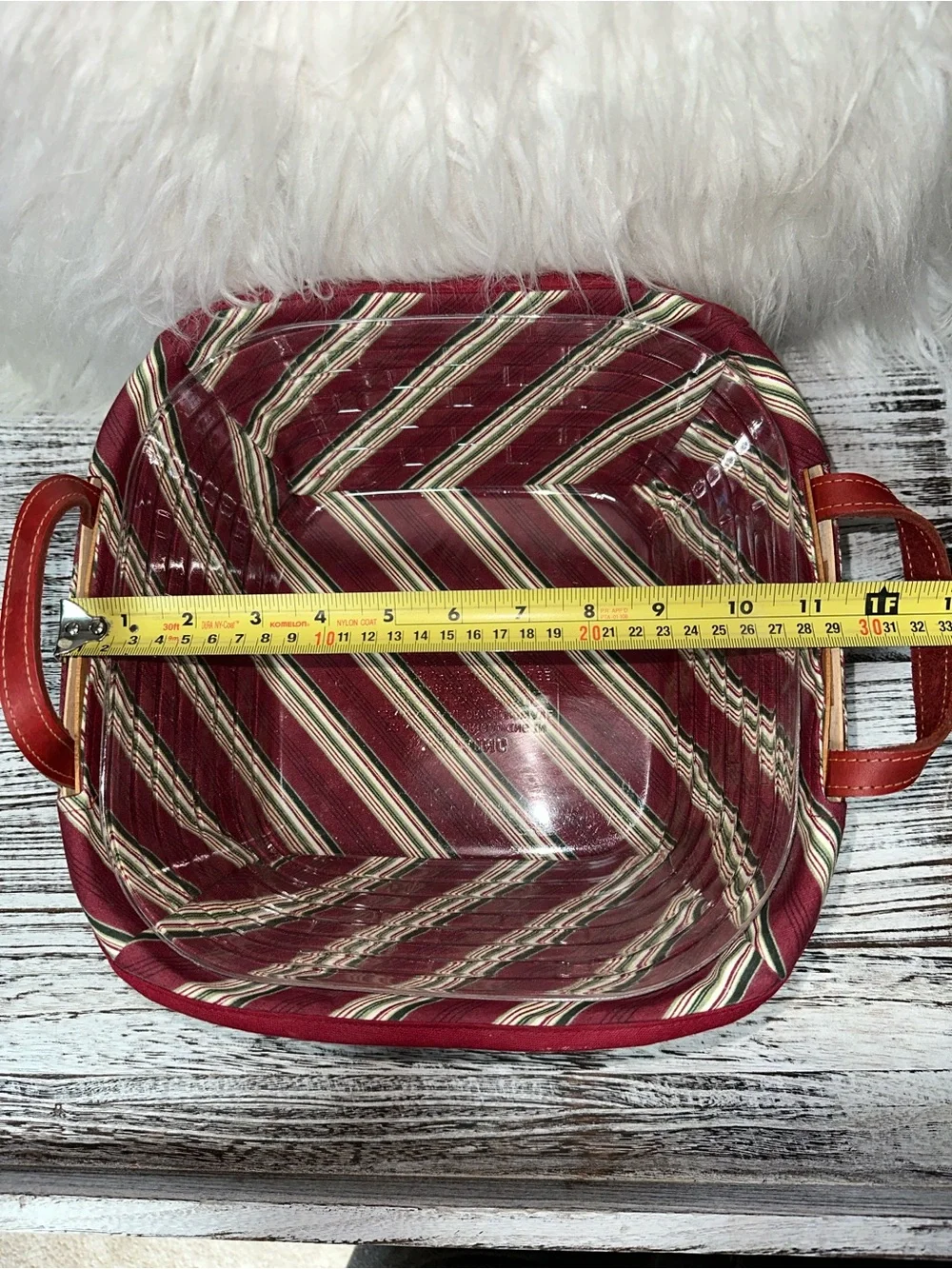 Longaberger includes fabric