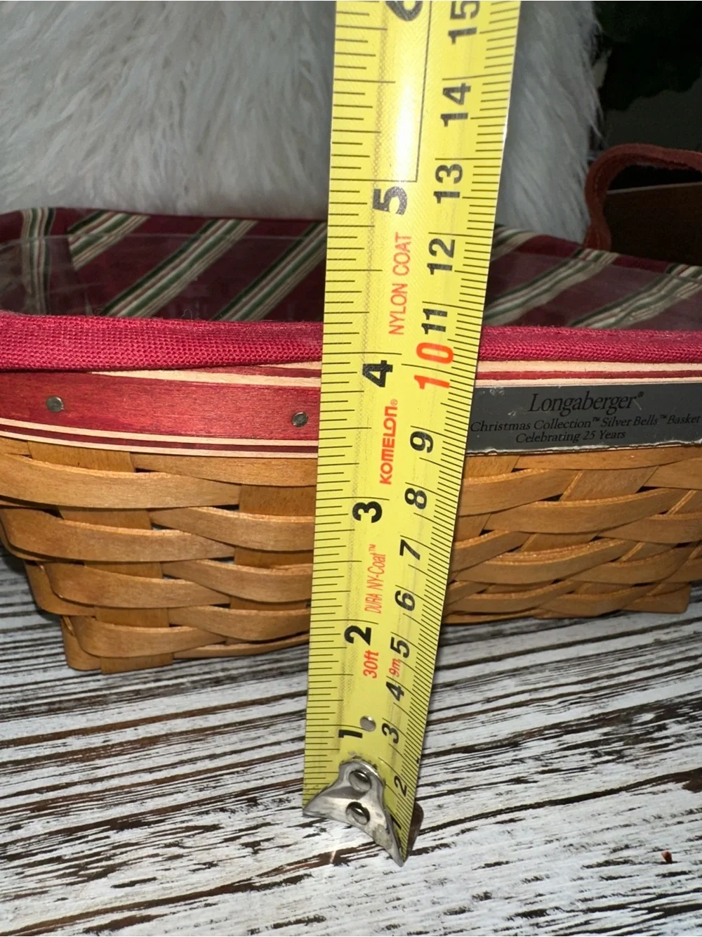 Longaberger includes fabric