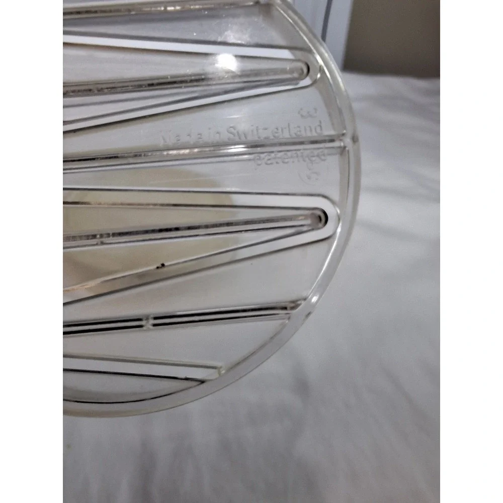 Zyliss Switzerland Manual Food Chopper Vegetable Onion Dicer White Vintage