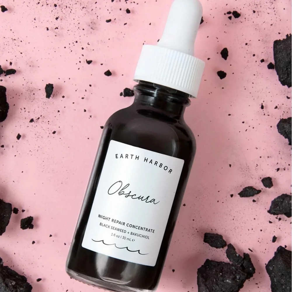 Earth Harbor Obscura Night Repair Concentrate Face Serum With Backuchol - NEW