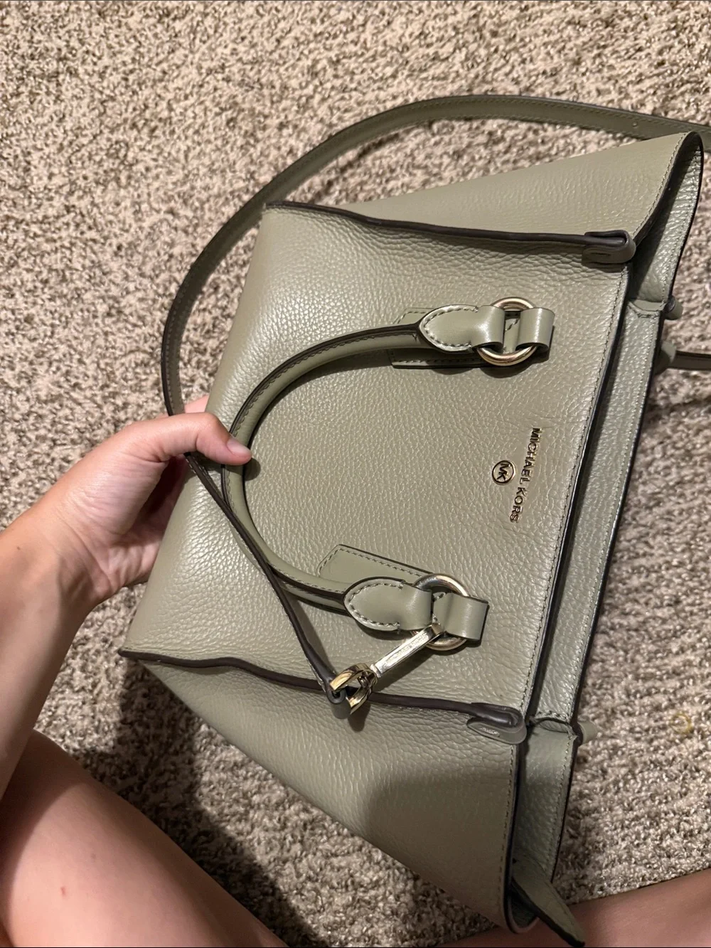Michael Kors structured satchel