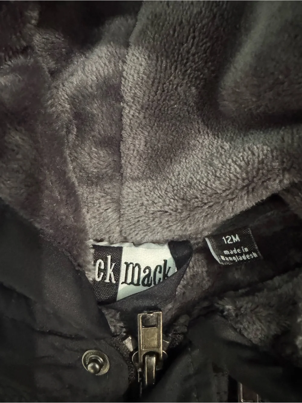 Mick Mack hooded puffer fur