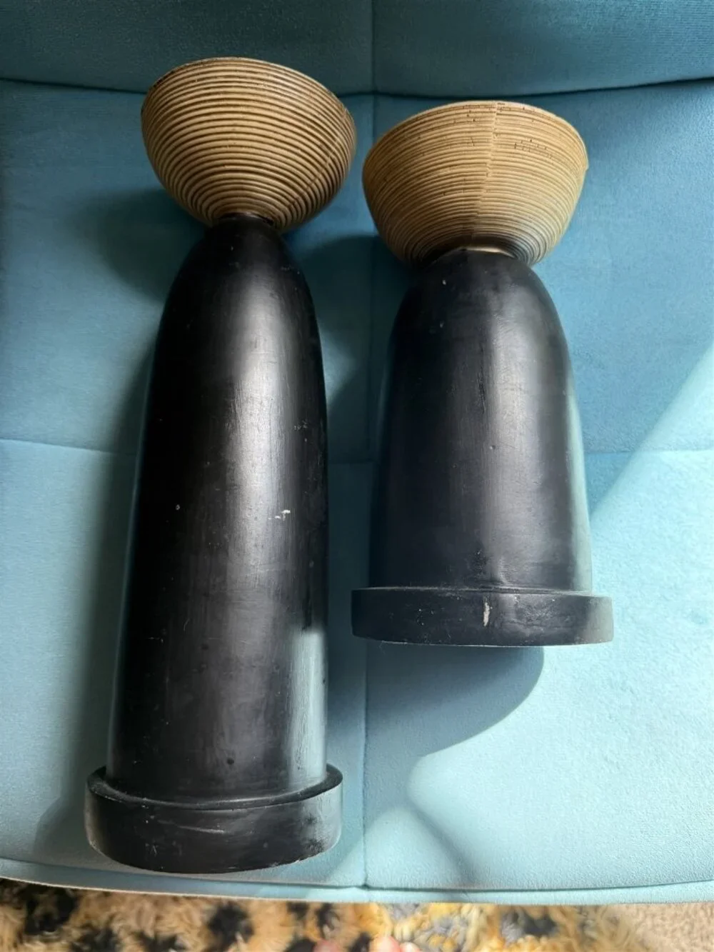 Unbranded wood candleholder