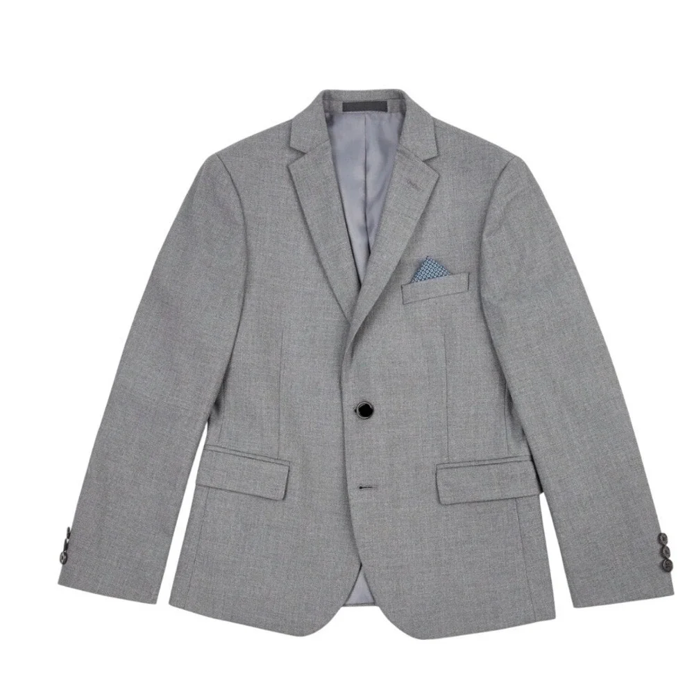 Ralph‎ Lauren Kids Grey UltraFlex Suit Jacket Blazer 10R New SALE