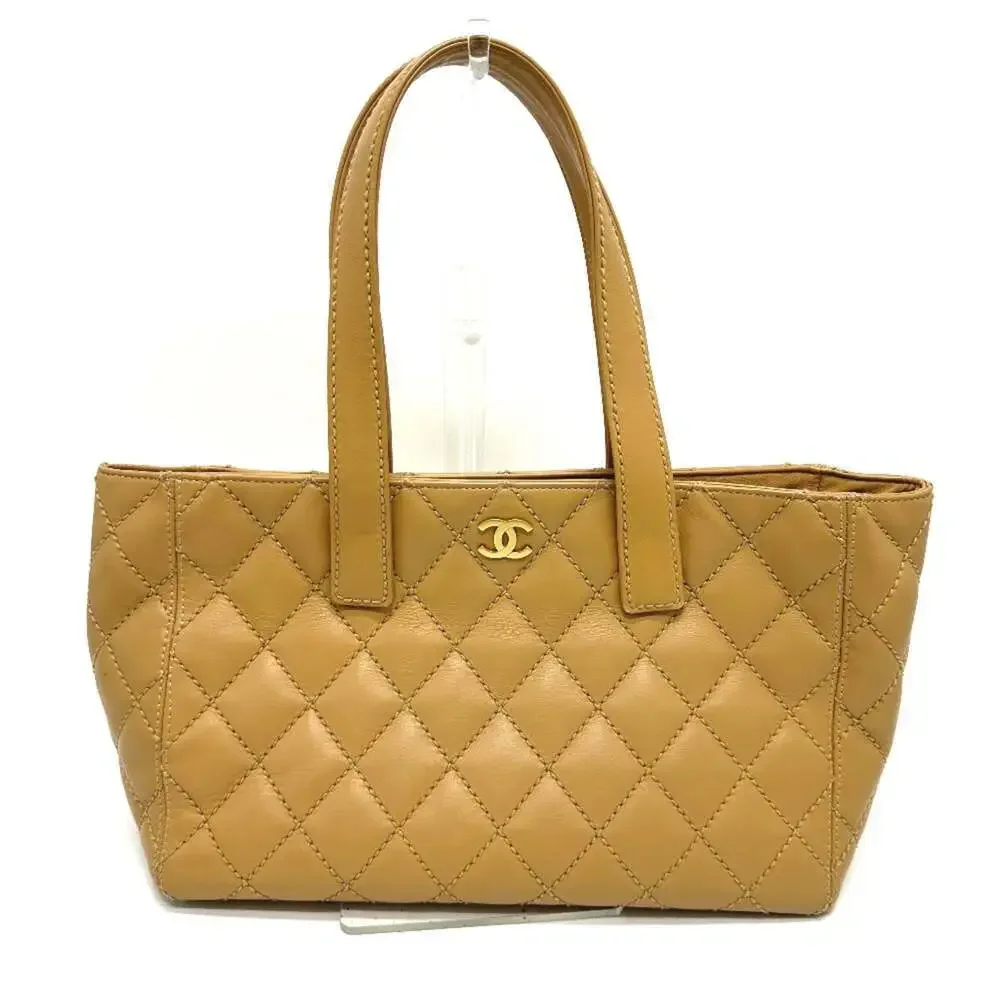 CHANEL Cream Tote Bag