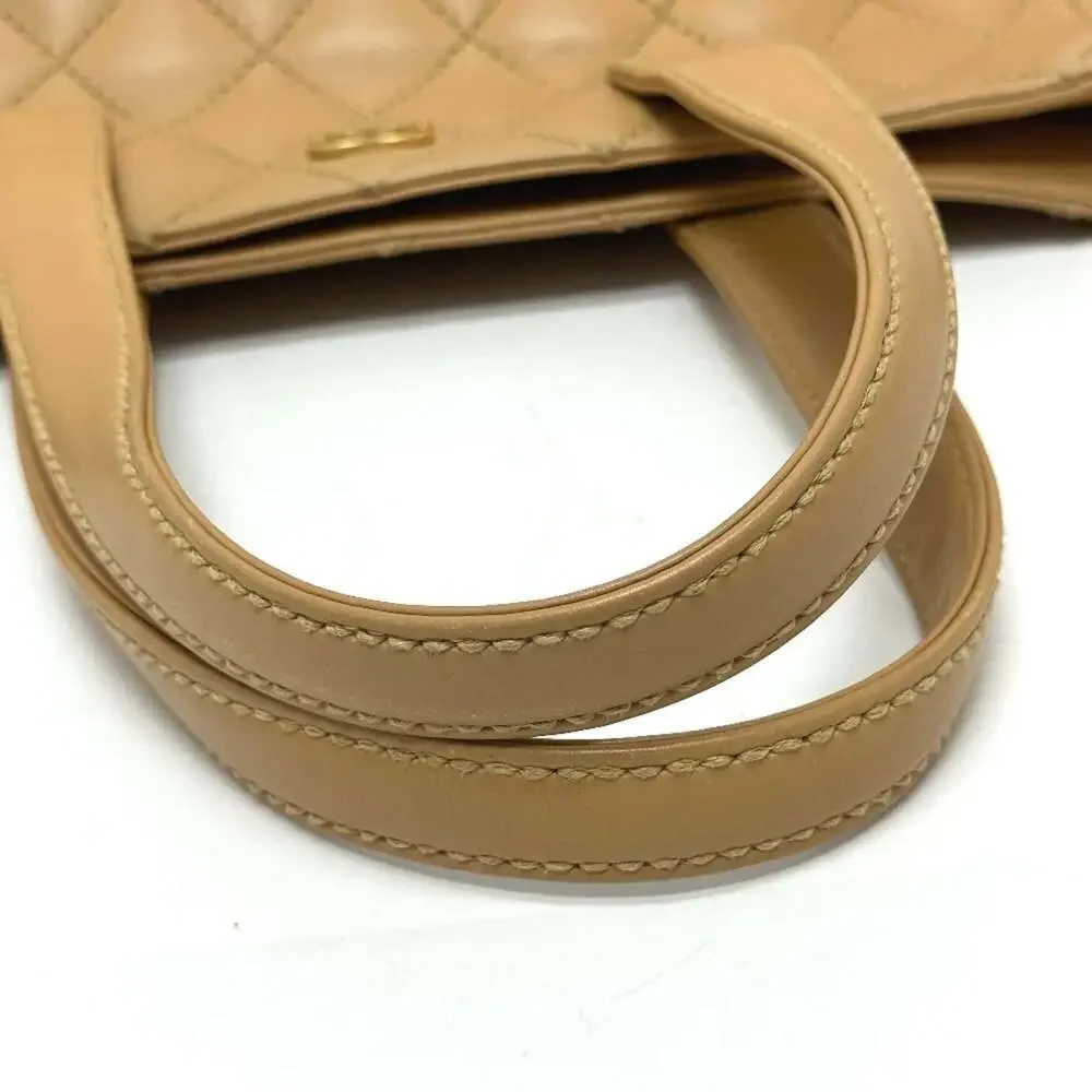 CHANEL Cream Tote Bag