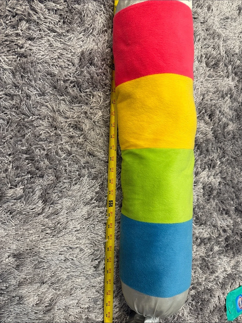 SweesTARTS Plush Bolster Pillow - Bright Multi