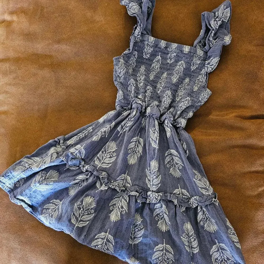 Old Navy Girls' Feather Print Sundress - Size XS