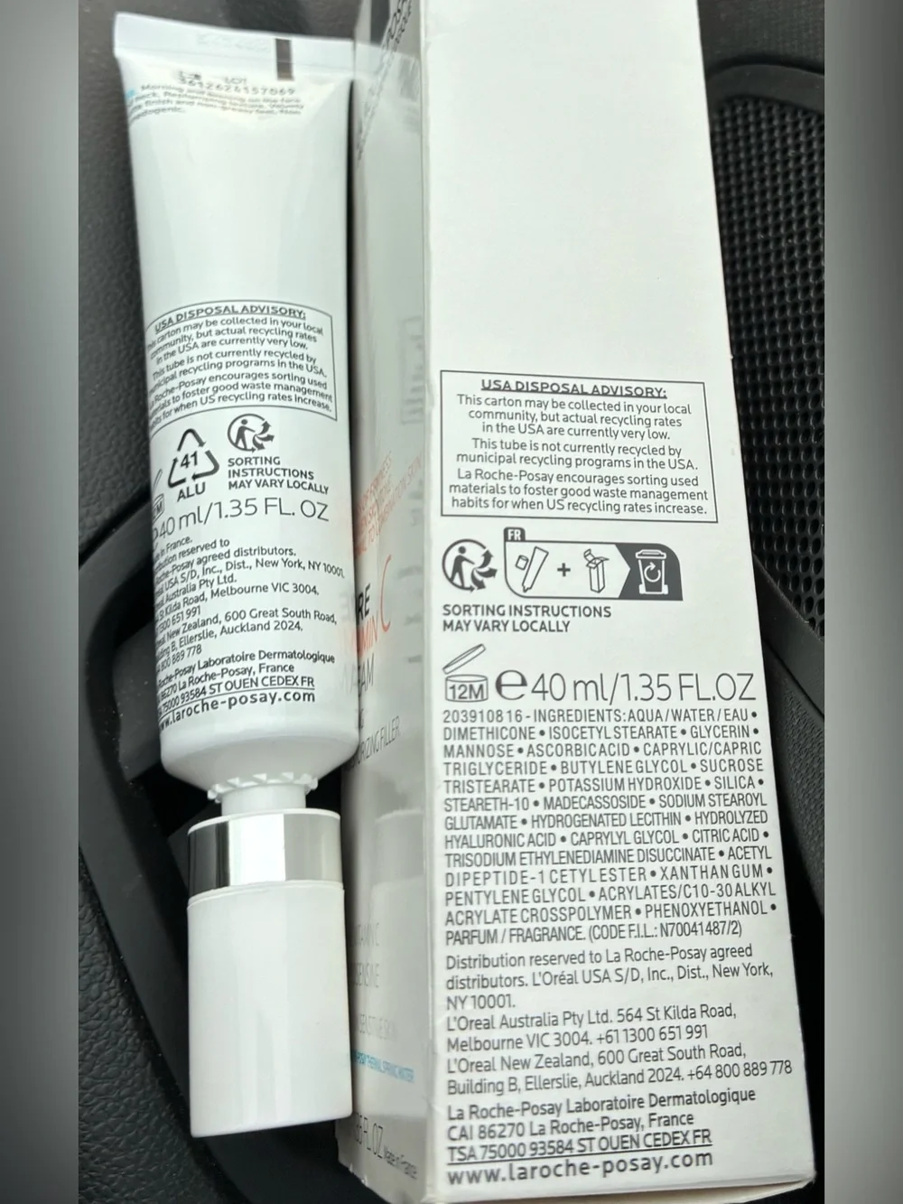 La Roche-Posay Pure Vitamin C Face Cream Firming Moisturizer 40ml