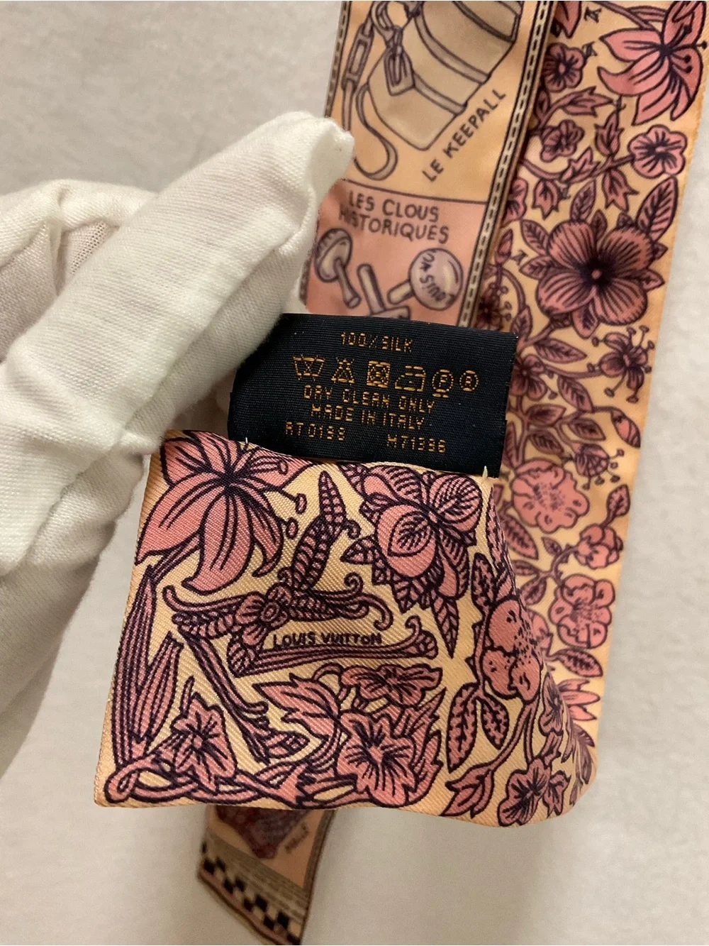Louis Vuitton slim silk