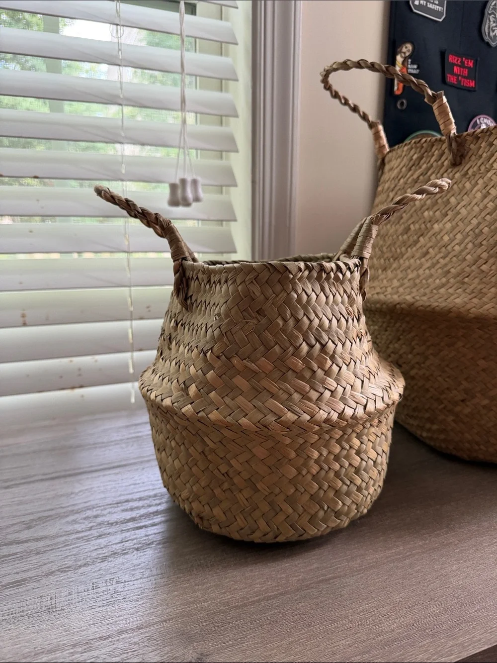 N/A handwoven seagrass