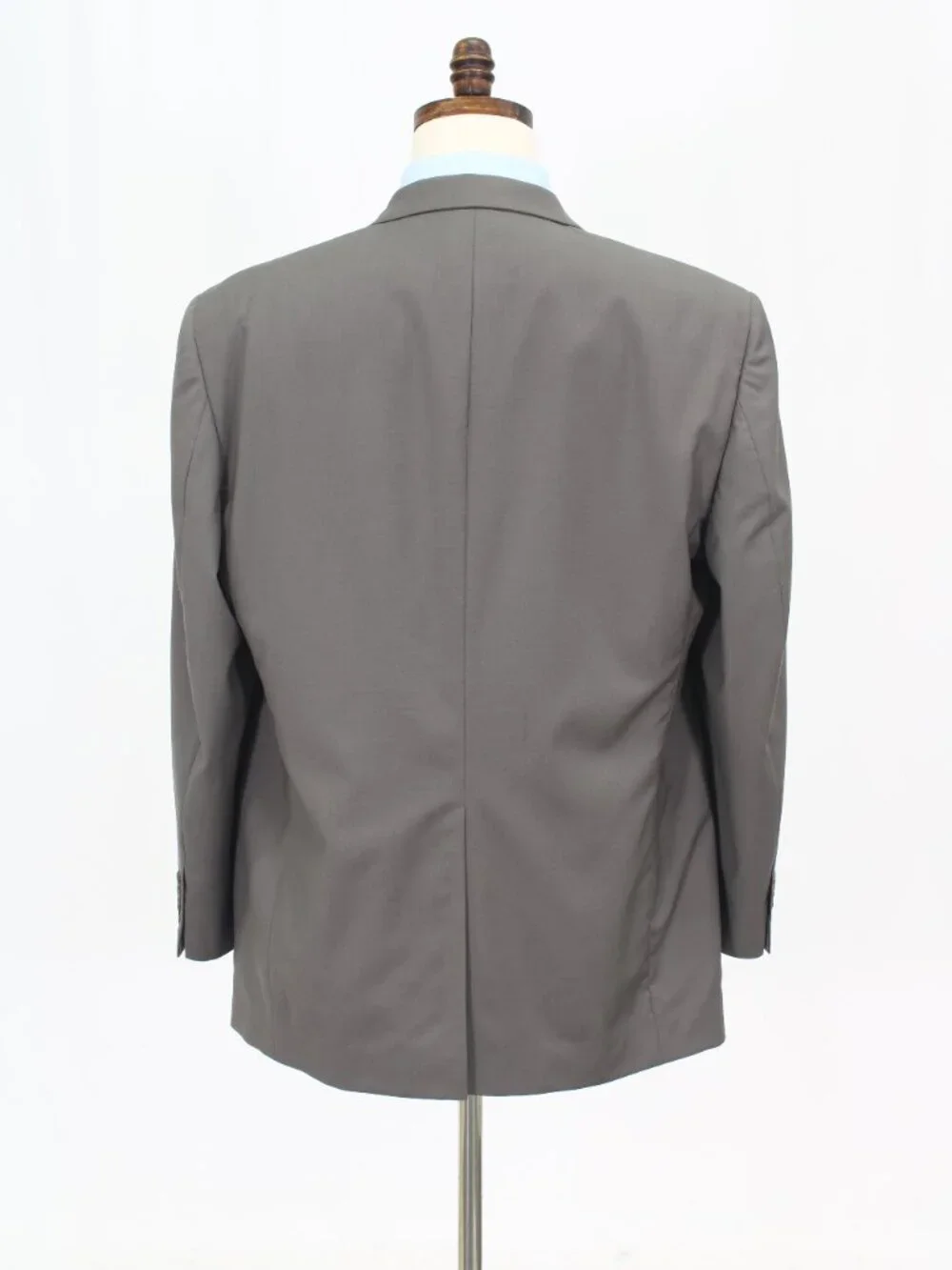 Stafford 44R 38x29 Gray Full Suit 2-Button Solid R937