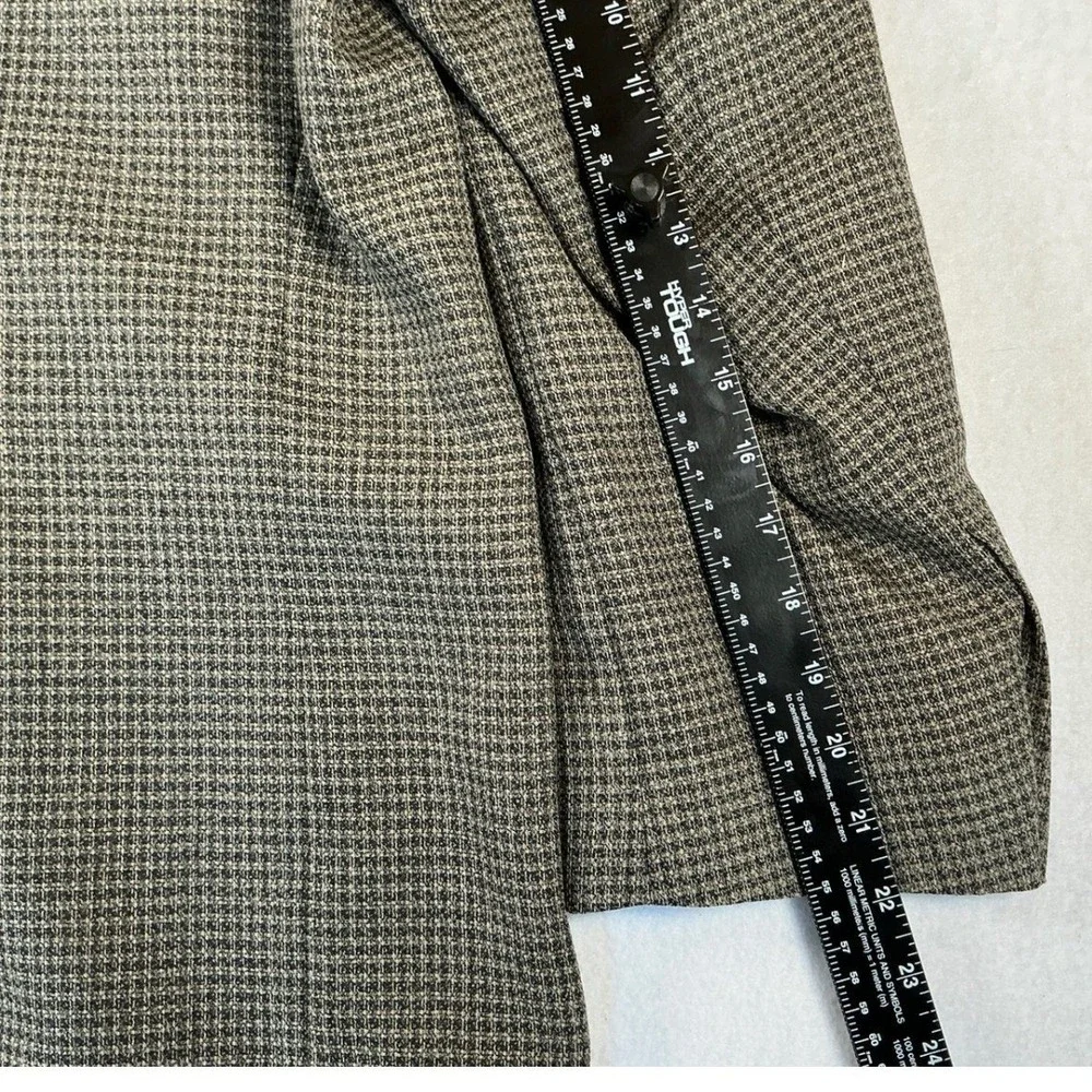 Warren Sewell Mens 44R Western Blazer Brown Houndstooth Wool Blend Sport‎ Coat