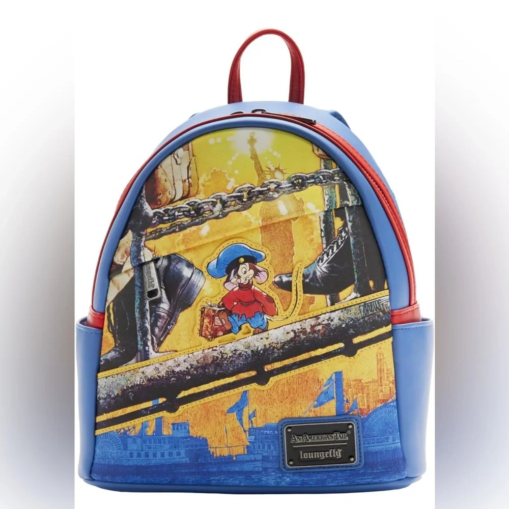 Loungefly NWT an American Tail FIEVEL Scene Mini Backpack