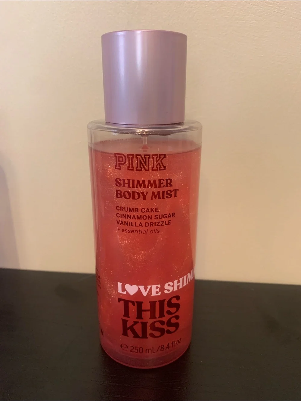 PINK Victoria's Secret Shimmer Body Mist in Pink with Gold Shimmer
