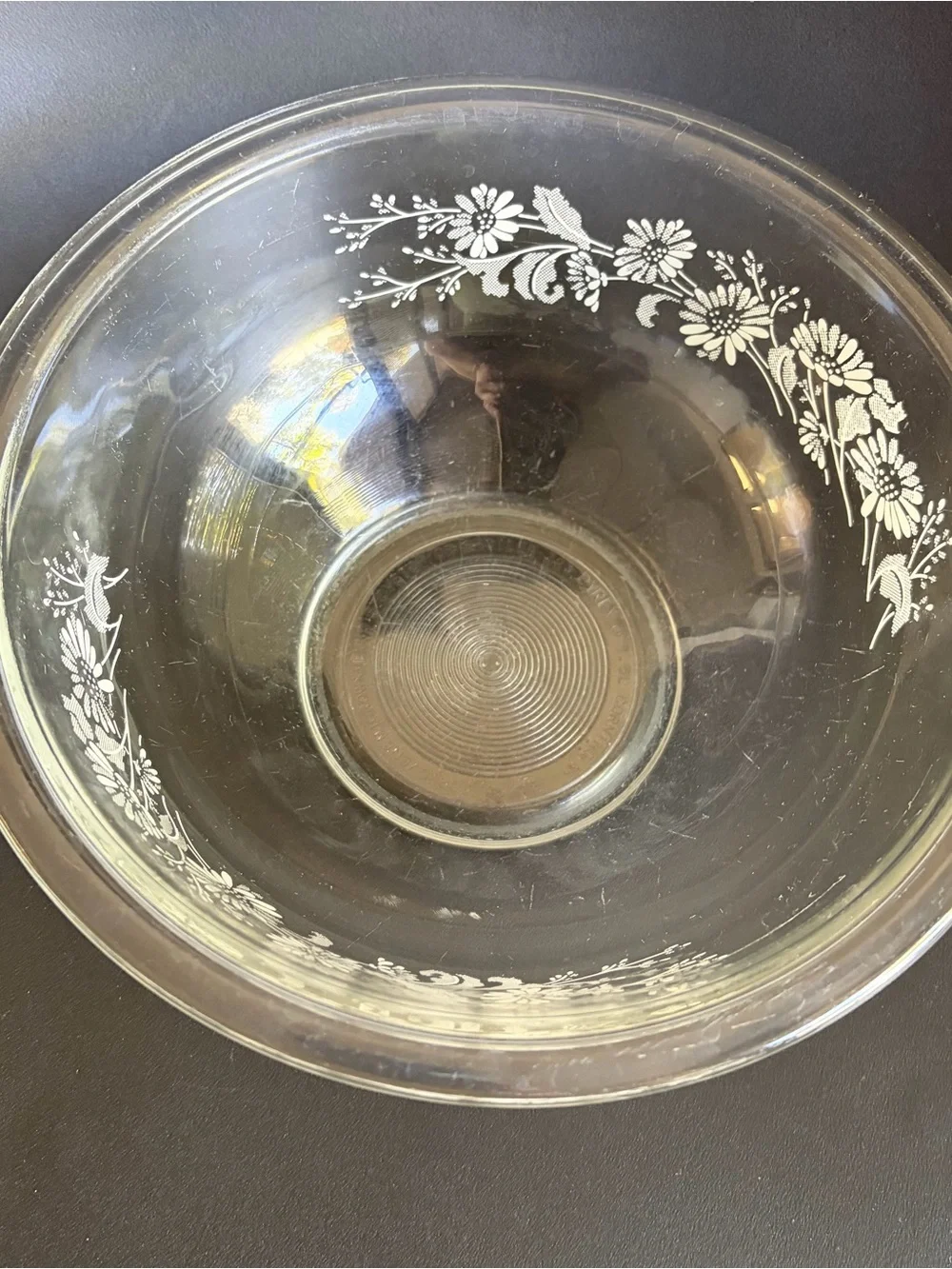 Pyrex vintage clear