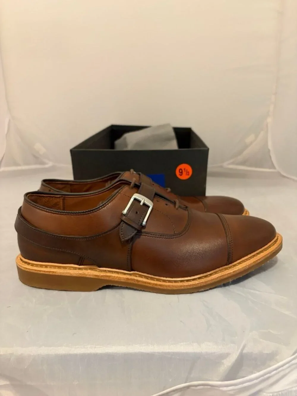Allen Edmonds Park Avenue Velo Chill brown leather dress shoes men’s size 9.5