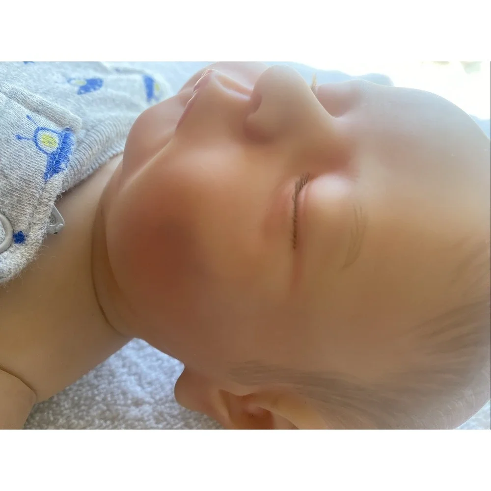 Reborn Baby‎ Doll Anatomic Male Newborn Male Eyelashes Fingernails Baby Boy