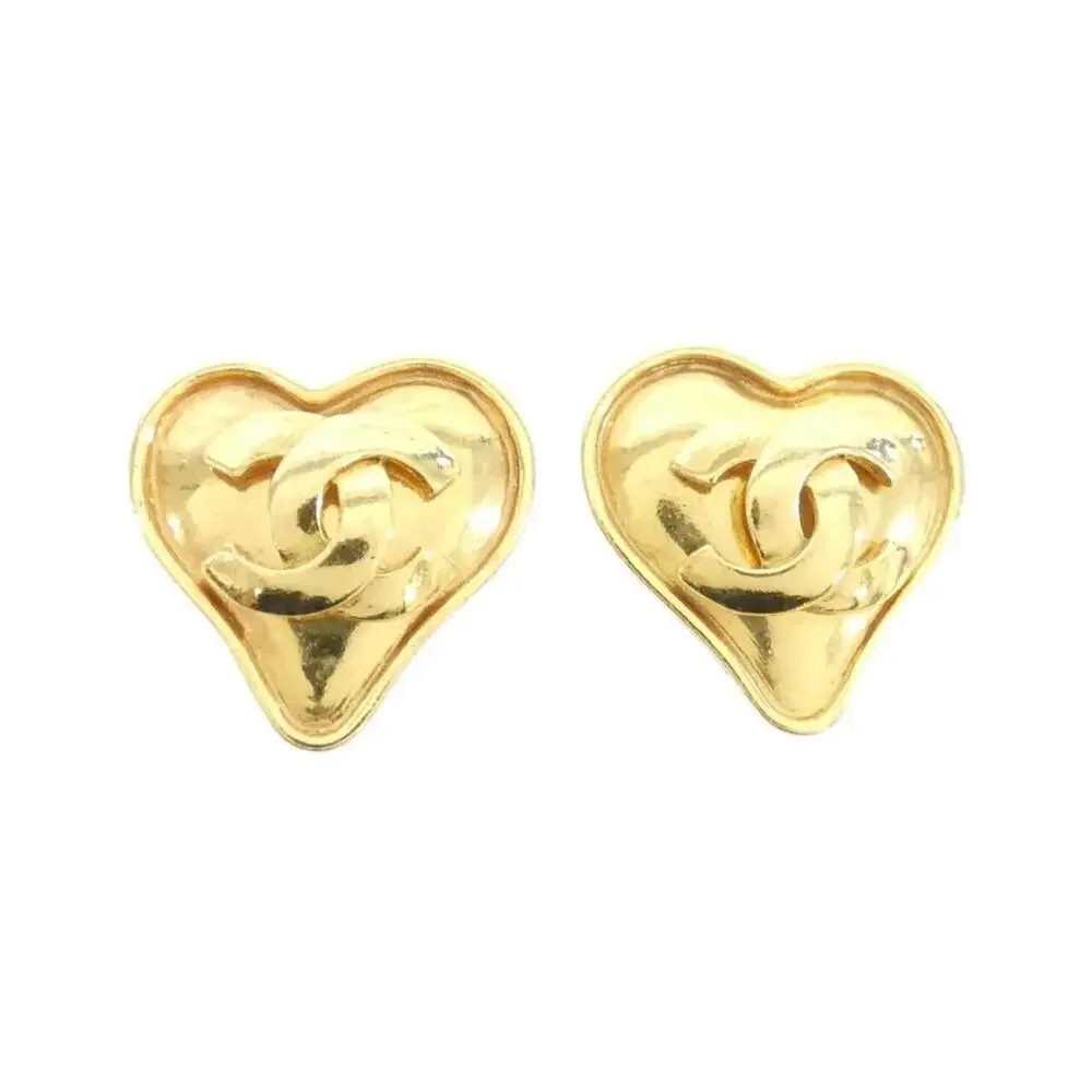 CHANEL Authentic Gold Earrings