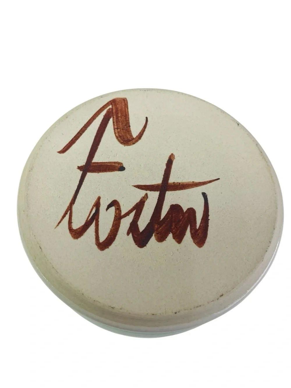 Ken Foster Signed Vintage Hand Painted Ceramic Vase 5” x 4”