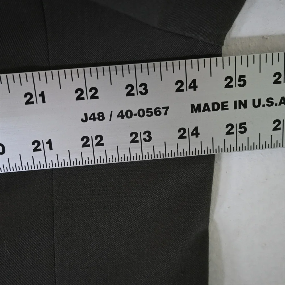 Vtg Bespoke 46L Green Double Breasted Wool Mens Blazer Suit Jacket‎ Sport Coat