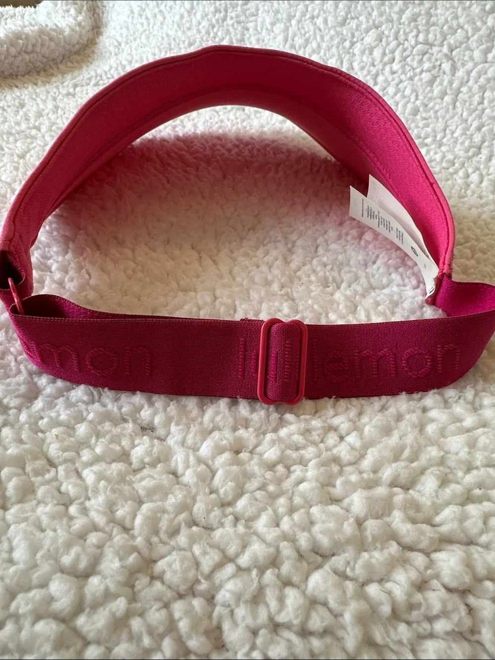 lululemon athletica Hot Pink Performance Visor