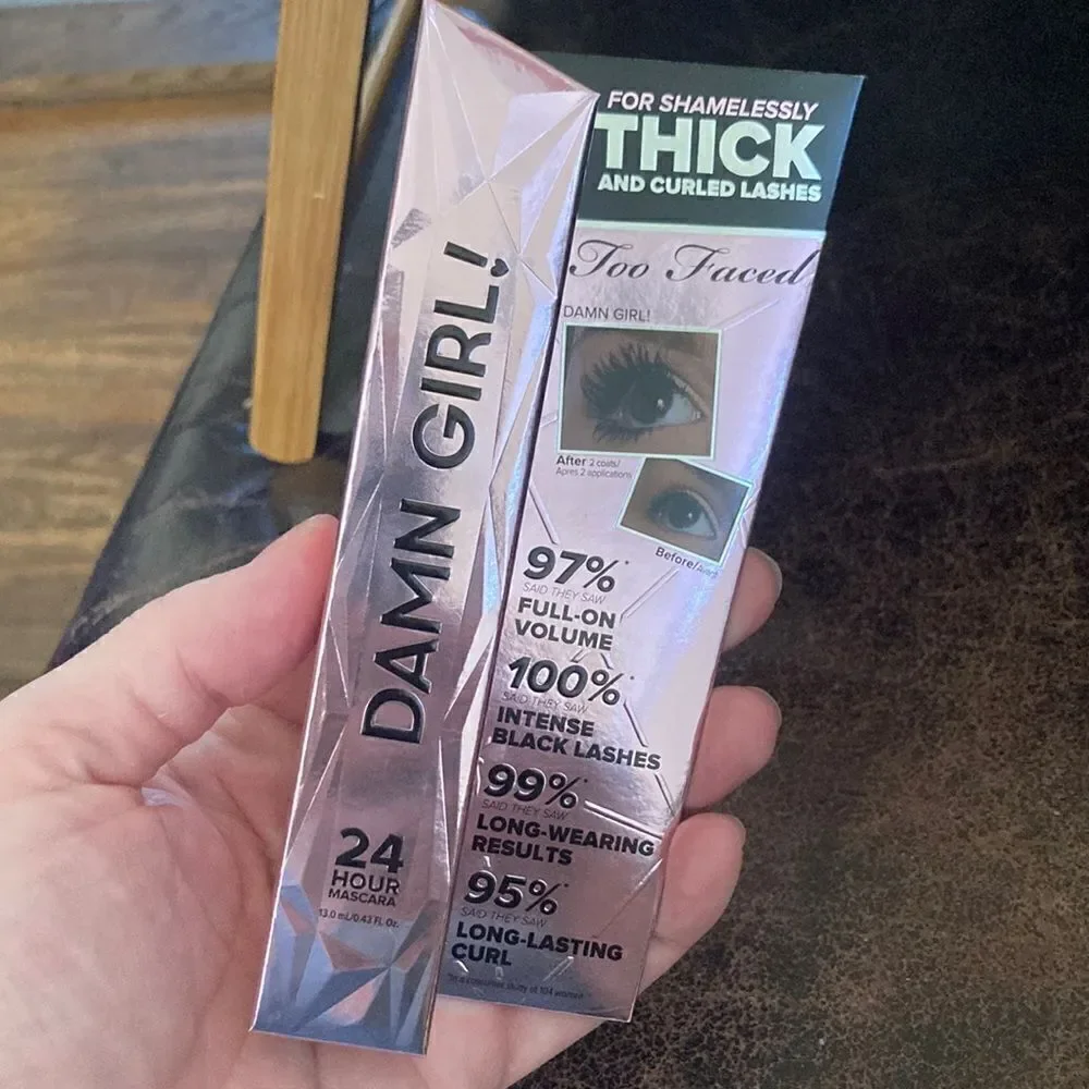 Too Faced Damn Girl Full Size Black Mascara