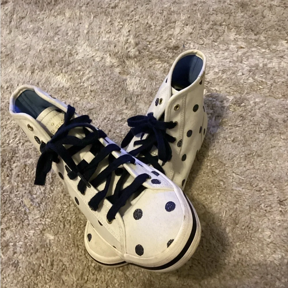 Keds x kate spade new york Double Up Hi Glitter Dot glitter high top-SZ 8